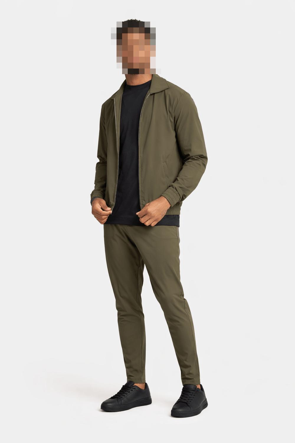 KAKI GREEN TECH SUIT PRIVE